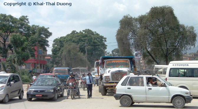 Verkehr in Nepal - Taxi, Bus, Rikscha