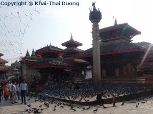 Der Kathmandu Durbar Square wird auch Basantapur genannt.