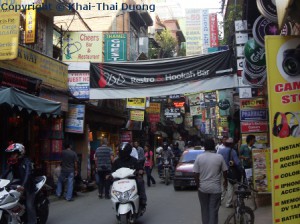 Thamel ist die Touristenhochburg Nepals.