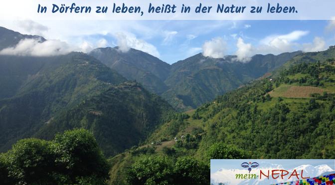 Jedes Dorf hat seine ganz eigene besondere Aussicht, doch eines haben sie gemeinsam: Natur!