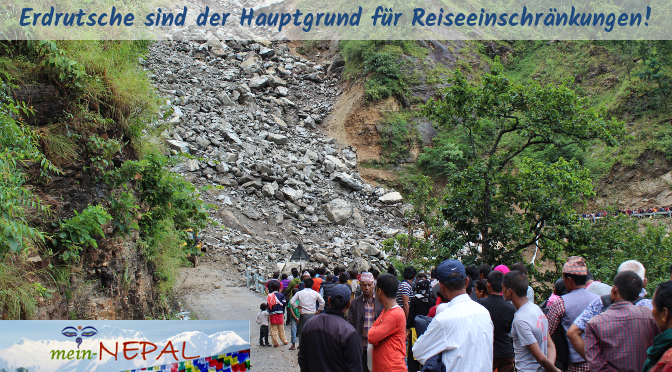 Auf den langen Strecken im Mittelgebirge kann es zu Erdrutschen kommen, die den Verkehr stark verzögern.