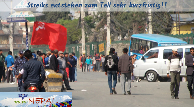 Ein kurzfristig ausgerufener Streik erzeugt schnell Chaos auf den Straßen.