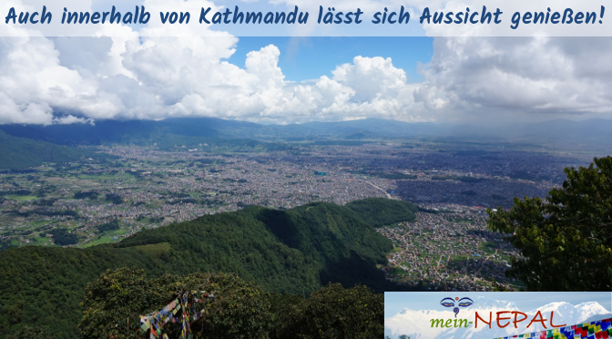 Im Nagarjun Nationalpark hat man eine tolle Aussicht über Kathmandu.