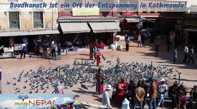 Rund um Boudhanath Stupa herrscht eine andere Zeitrechnung.